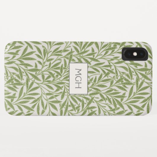  groen logo met bladeren Case-Mate iPhone case (Achterkant (horizontaal))