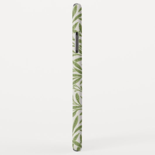  groen logo met bladeren Case-Mate iPhone case (Achterkant/rechts)