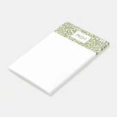  groen logo met bladeren post-it® notes (Schuin)