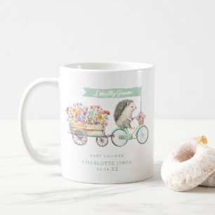 Groen lokaal geteeld Baby shower Mok – Bloemenhaag