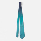 Groen maanlicht ombre stropdas (Achterkant)