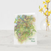 Groen Man 2 Kaart (Gele Bloem)