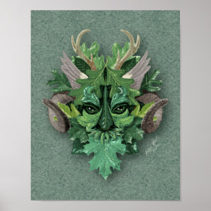 Groen Man - Afdrukken of Posters
