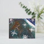 Groen Man briefkaart (Staand voorkant)