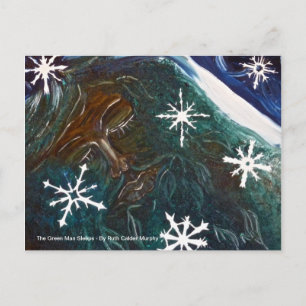 Groen Man briefkaart