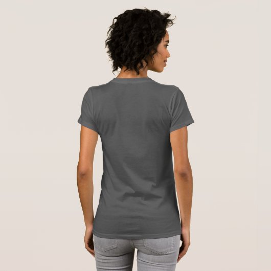 Groen Man dat ik geloof in vreemdelingen T-shirt (Achterkant volledig)