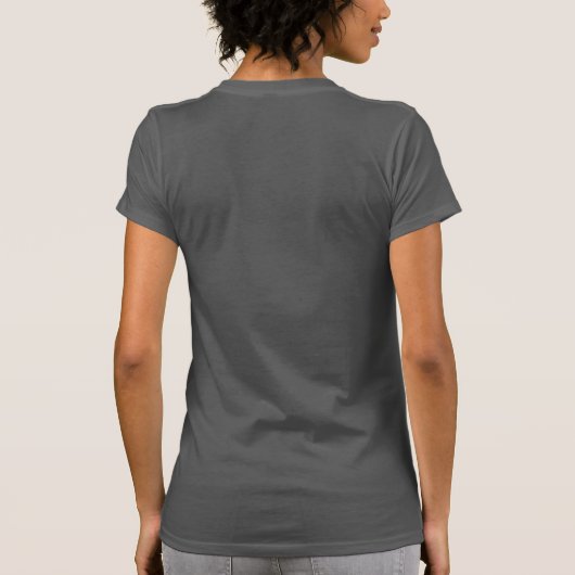 Groen Man dat ik geloof in vreemdelingen T-shirt (Achterkant)