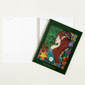 Groen Man Elf Fantasy Floral Planner (Display)