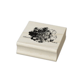 "Groen Man" Houten Kunststempel Rubberstempel