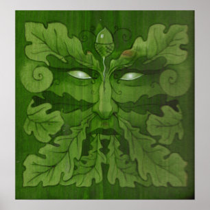 Groen Man Poster