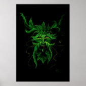 Groen Man Poster (Voorkant)