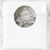 Groen Man Ronde Sticker (Tas)