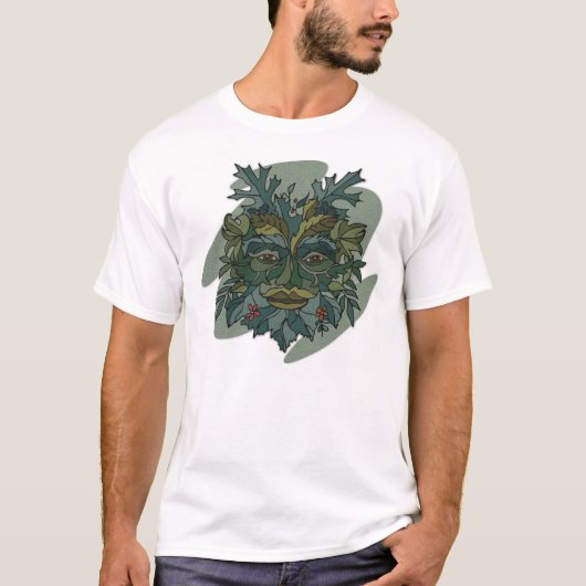 Groen Man T-shirt (Voorkant)