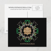 Groen Man Vortex briefkaart (Voorkant / Achterkant)