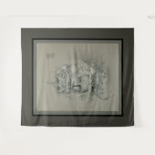 Groen Man Wandkleed (Voorkant (horizontaal))