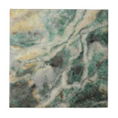 Groen Mariposite Mineral Stone Patroon Tegeltje (Voorkant)