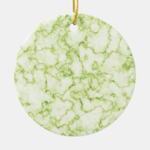 Groen marmer Patroon Keramisch Ornament
