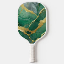 Groen marmeren patroon met goud