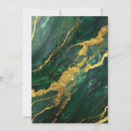 Groen marmerpatroon met goud kaart