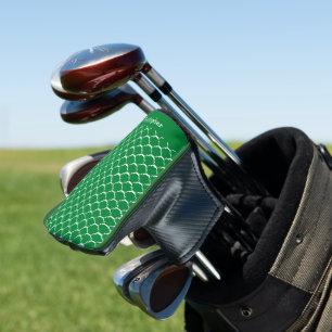 Groen Marokkaans patroonontwerp Golfheadcover
