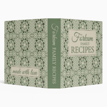 Groen Marokkaans Print 1,5" Recept Multomap