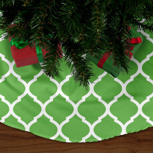 Groen Marokkaans Quatrefoil Kerstboom Rok