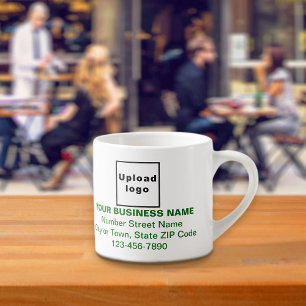 Groen merk Teksten over de Mok van Espresso