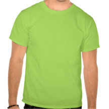 Groen met jaloers T-shirt