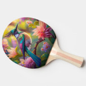 Groen met kop Jay Fantasy Bird Tafeltennisbatje (Zijkant)