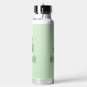 Groen met Monogram Waterfles (Rechts)