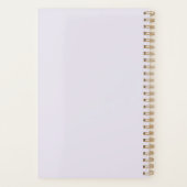 Groen met strepen Spiral Planner (Achterkant)