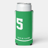 Groen met Wit Paard 5 Zadeldoek Custom (Seltzer Voorkant)