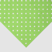Groen Met Witte Stippen Tissuepapier (Detail)