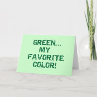 Groen Mijn Favoriete Kleur T-shirts en Cadeaus