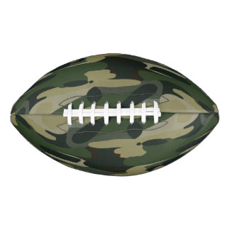 Groen militair Camouflage Patroon American Football