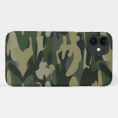 Groen militair Camouflage Patroon Case-Mate iPhone Case (Achterkant (horizontaal))