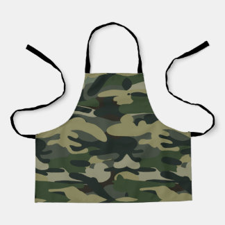 Groen militair Camouflage Patroon Schort
