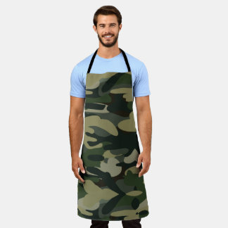 Groen militair Camouflage Patroon Schort