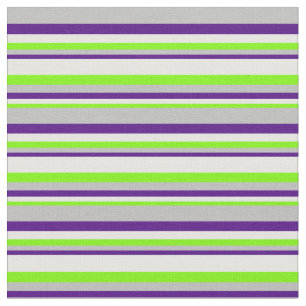 Groen, Mint Cream, Indigokleurig en grijs gekleurd Stof