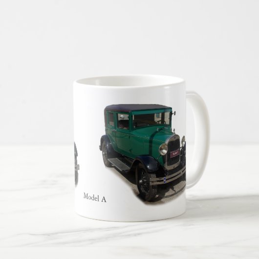 Groen Model A mok (Voorkant rechts)