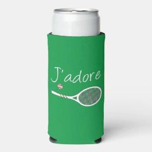 Groen Modern J'adore I Love Tennis