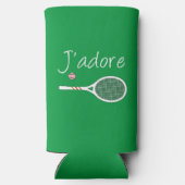 Groen Modern J'adore I Love Tennis (Achterkant)