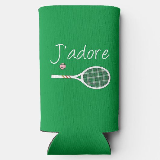 Groen Modern J'adore I Love Tennis (Achterkant)