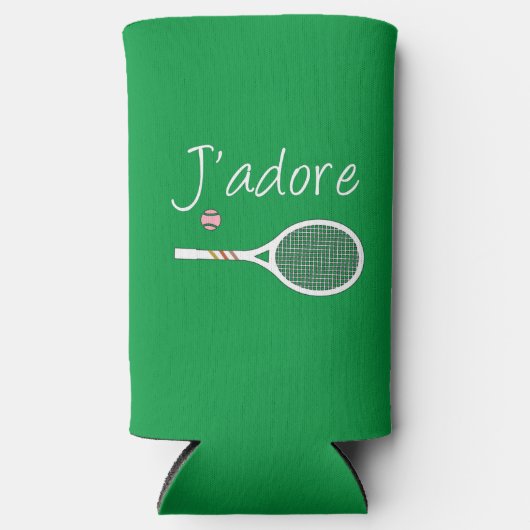 Groen Modern J'adore I Love Tennis (Voorkant)