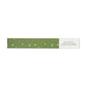 Groen modern sparkles en Stippen Patroon (Individueel)