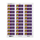 Groen monster etiket (Full Sheet)