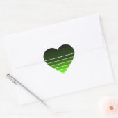 groen monster hart sticker (Envelop)