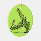 Groen monster Ornament (Rechts)