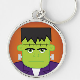 Groen monster sleutelhanger