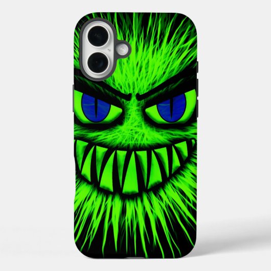 Groen Monster Telefoon Case (Achterkant)